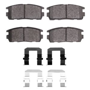 Chevrolet Equinox Brake Pads - Rear - R1 Concepts - Semi Met - `07-`17